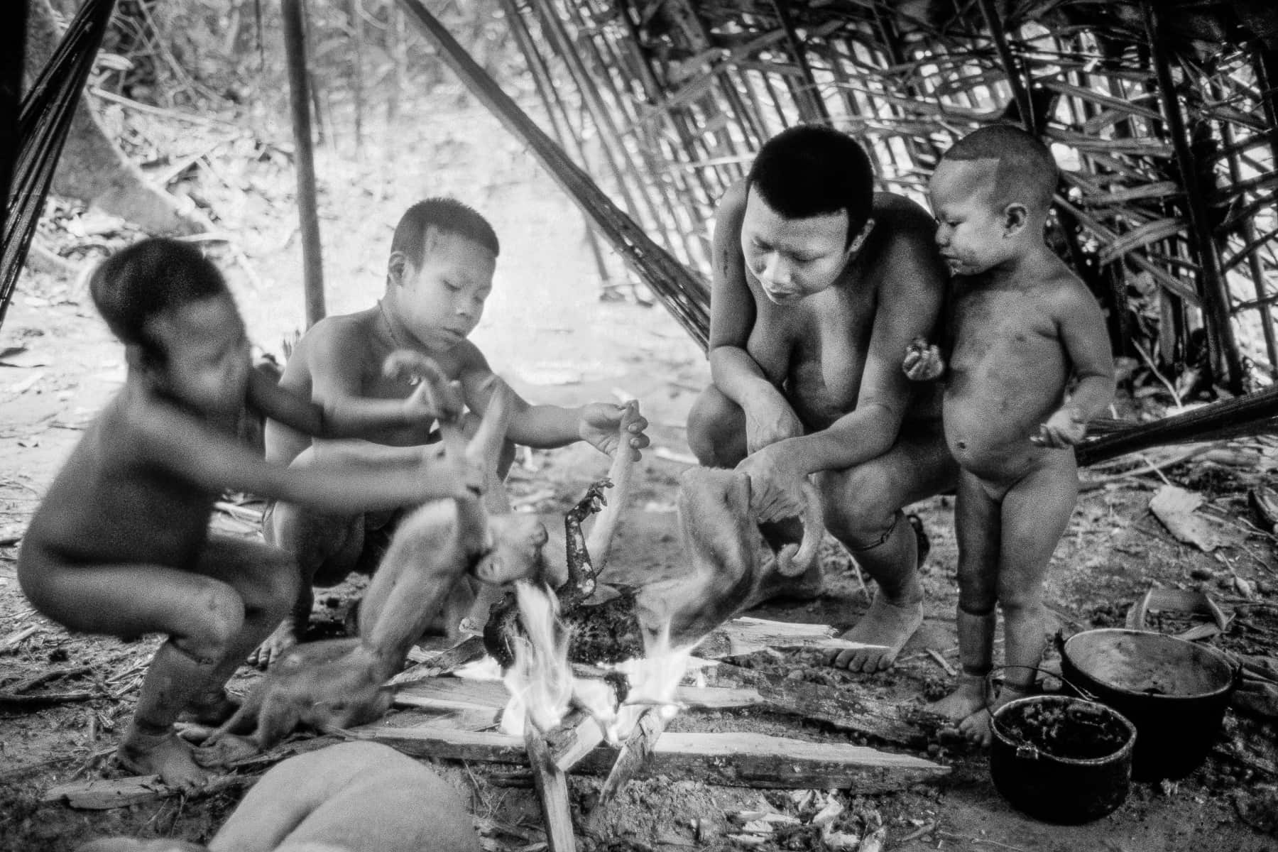 Amazonie, Amérique du Sud, Colombie, Leica M4-P, Noir et blanc, Nukak Maku, Tribu