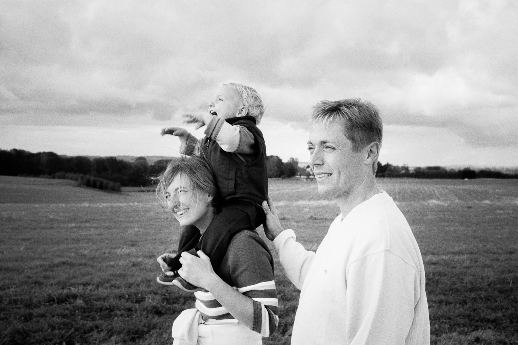 Famille, Leica M6, Noir et blanc, Tri-X