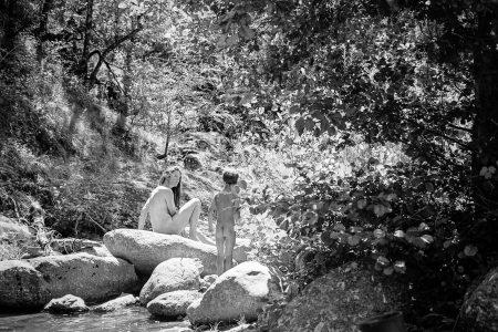 Famille, Leica M3, Noir et blanc, Tri-X