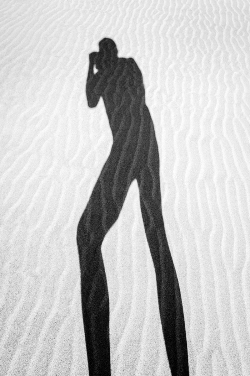 Instant, Leica Monochrom, MySelf, Noir et blanc, Ombre, Plage