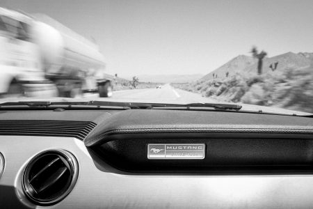 Amérique du Nord, Californie, Ford Mustang, Leica Q, Noir et blanc