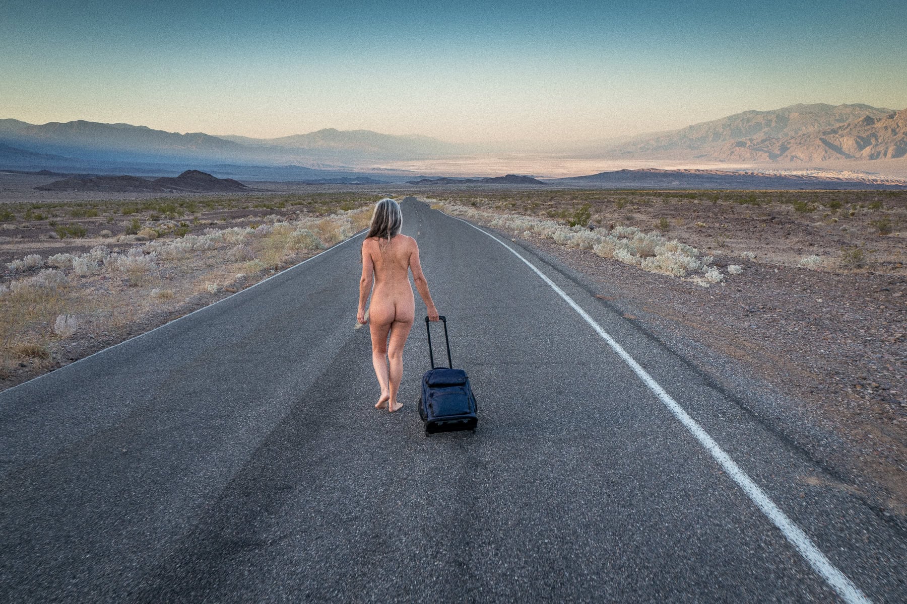 Californie, Leica Q, Nu, Vallée de la mort