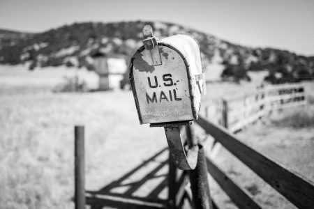 Amérique du Nord, Californie, Leica Q, Noir et blanc, US Mail