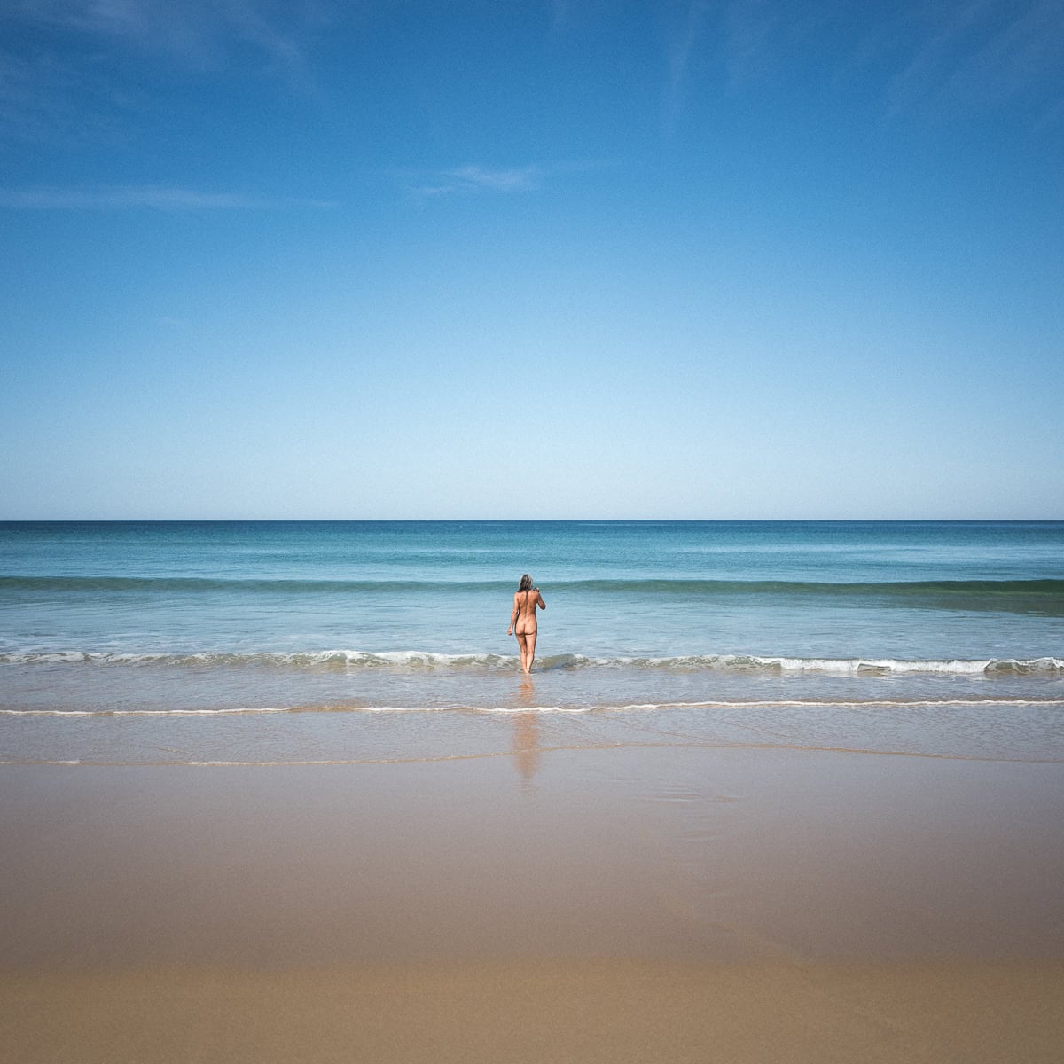 Contis-Plage, Leica Q, Nu, Océan, Plage